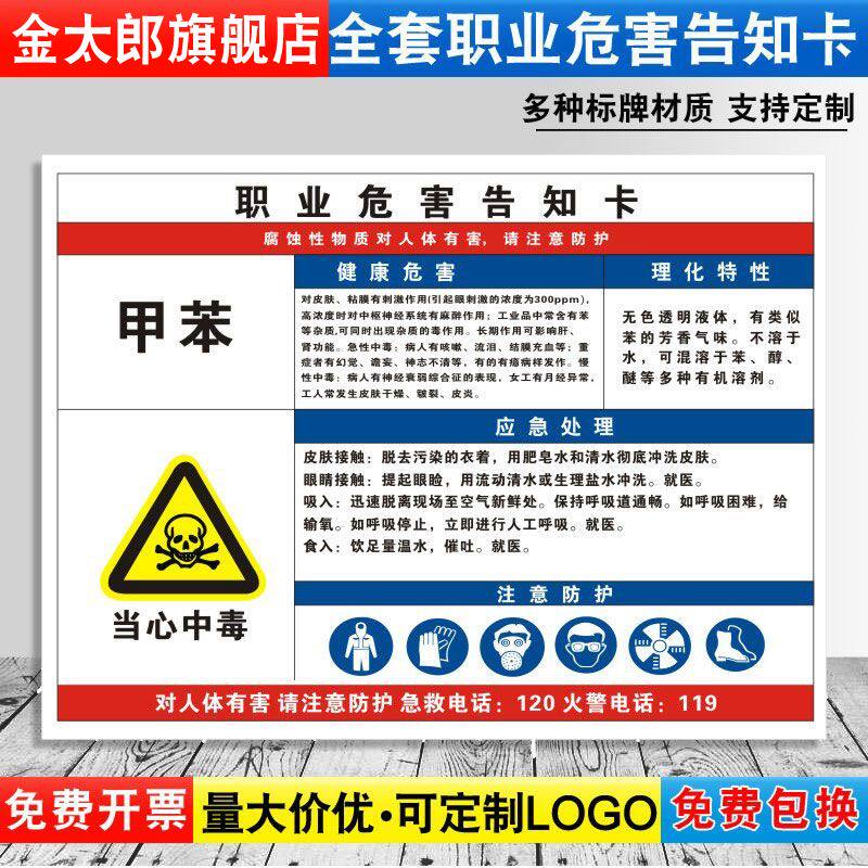 当心中毒消防安全职业病危害定制