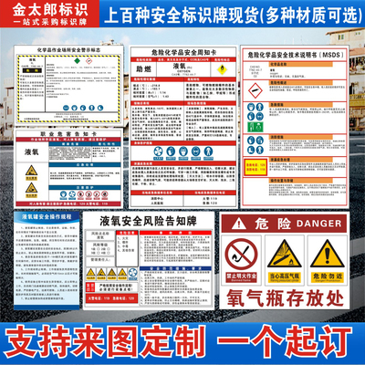 夜氧职业危害告知卡安全标识牌