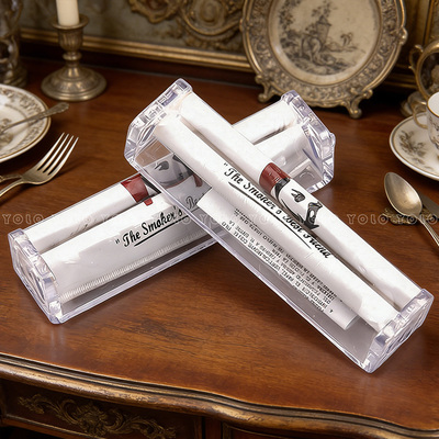 手动卷烟器80mm亚克力老人头