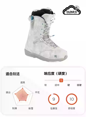 冷山雪具NITRO滑雪鞋CROWN尼卓单板滑雪鞋全能单板滑雪靴女款抽绳