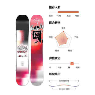 冷山雪具NITRO滑雪板TEAM PRO MK马库斯联名款雪板2425全地域公园