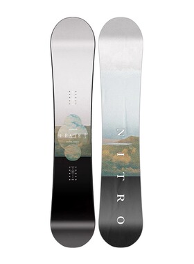 冷山雪具折扣 NITRO-ARIAL2425女款青少款雪板初学小白滑雪板较软