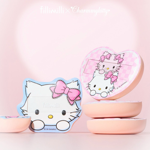 Fillimilli3月新品charmmykitty联名俏咪三丽鸥限定眼影刷睫毛夹