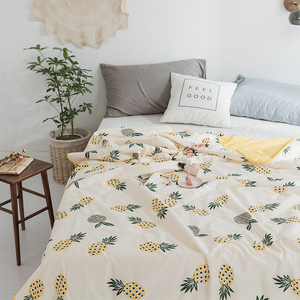 ins简约全棉可水洗空调被