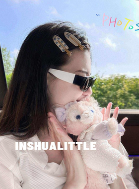 icc时髦精标配 巨出片！26s熊猫拼色防蓝光眼镜 男女同款