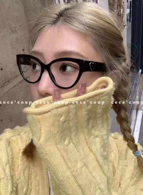 icc 26s新款 谁带谁好看！素颜眼镜/爱心平光镜