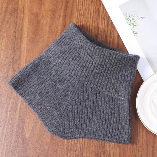 秋冬100%纯羊毛脖套女假衣领套头保暖高领假领子针织围巾毛衣围脖