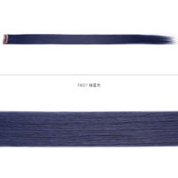 Delicate wig, women's color bar, straight hair bar, one-piece color seamless hair extension, gradient color simulated hair thumbnail 7