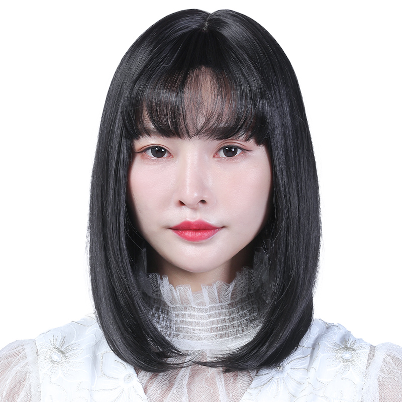 娇滴滴假发优质高温丝清纯自然