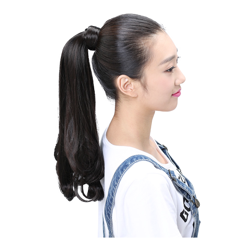 娇滴滴假发女时尚绑带式马尾