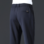 男裤 2026新款 宽松直筒裤 子男款 高端抗皱男士 中老年商务长裤 休闲裤