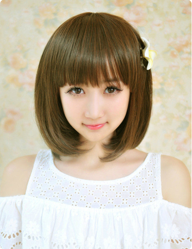 Perruque cheveux raides Court - Ref 2612376 Image 4