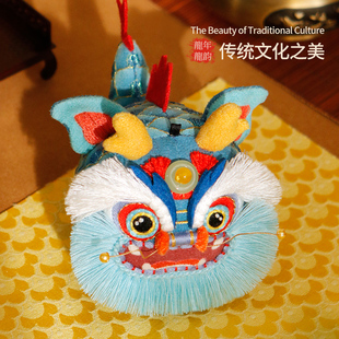 龙年刺绣手工平安符diy材料包自绣平安福新年车挂件龙香囊送男友