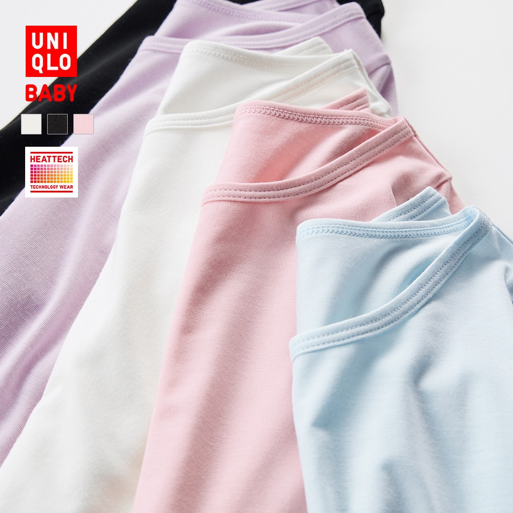 UNIQLO 优衣库 婴幼儿HEATTECH保暖衣(长袖打底T恤)455583/455585