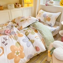 大学生宿舍床上三件套全棉纯棉床单被套寝室单人高中生90床笠款