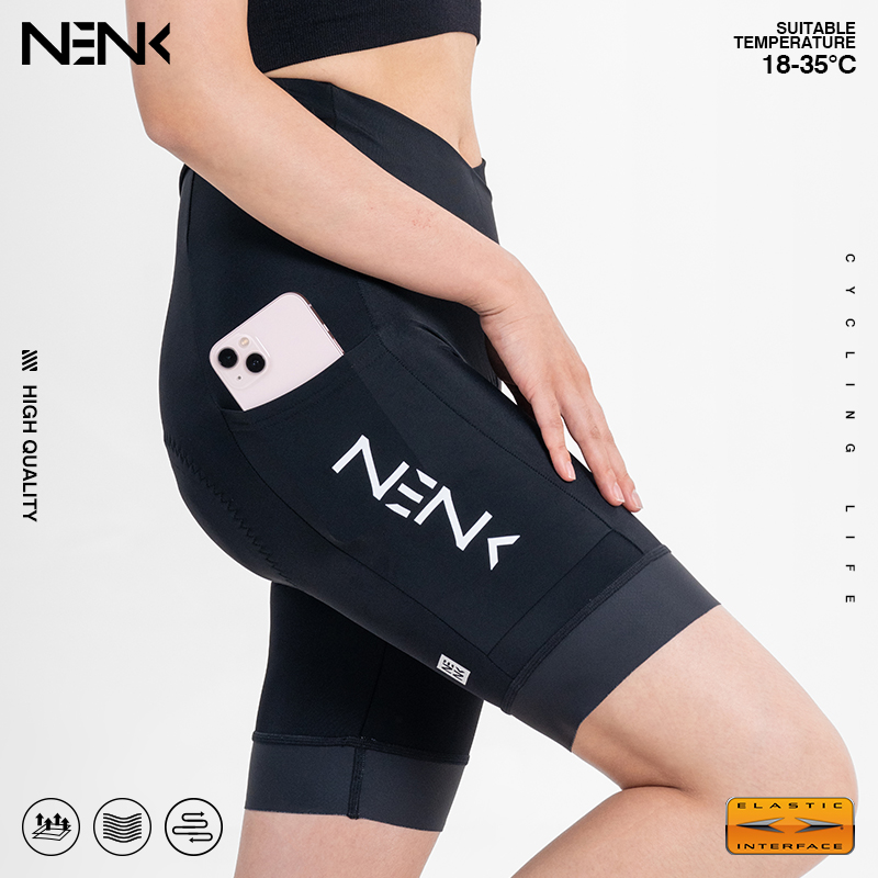 NENK双箭头坐垫储物口袋骑行裤