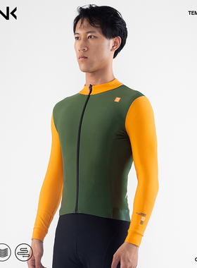 NENK春秋冬季抓绒骑行服男款公路车保暖上衣山地自行车服装单车服