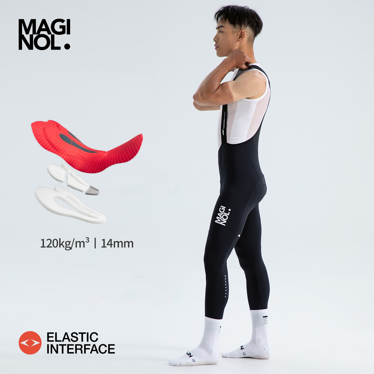 MAGINOL蛋袋骑行长裤双箭头坐垫