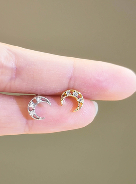 螺丝拧扣款银耳钉2024年新款爆款高级