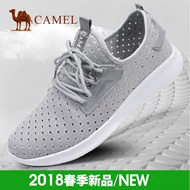 Camel của nam giới giày ngoài trời giày thường 2016 mùa thu và mùa đông da mới ấm áp và thoải mái bông khởi động cộng với nhung khởi động ngắn