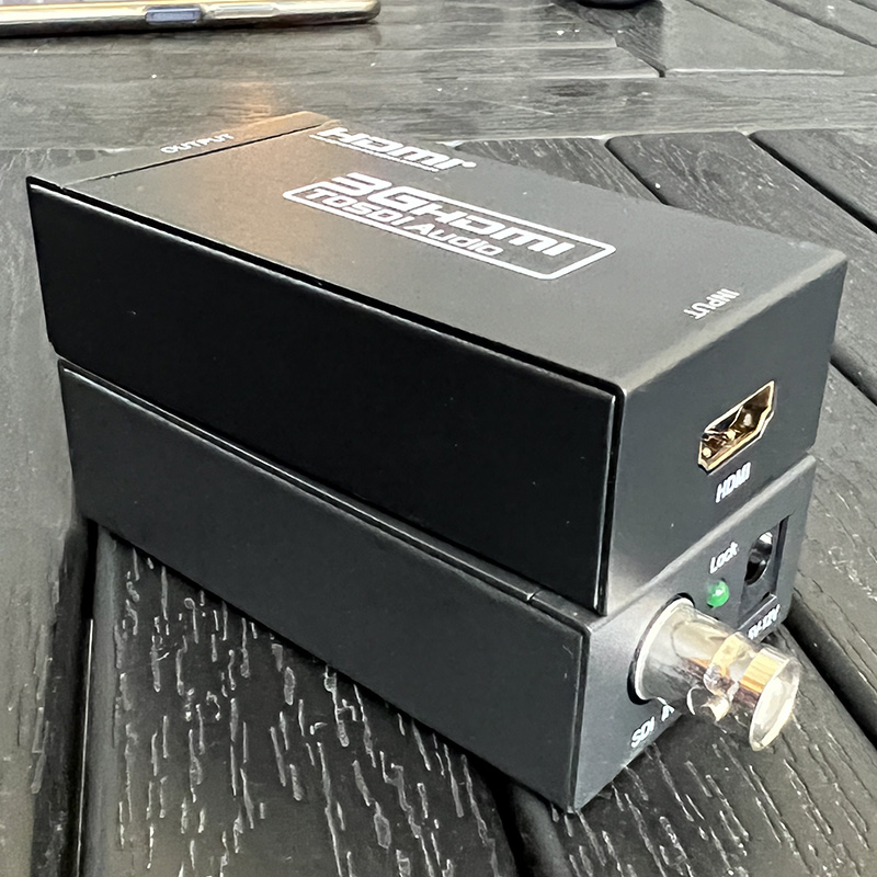 毅航hdmi转3g-sdi高清视频转换器
