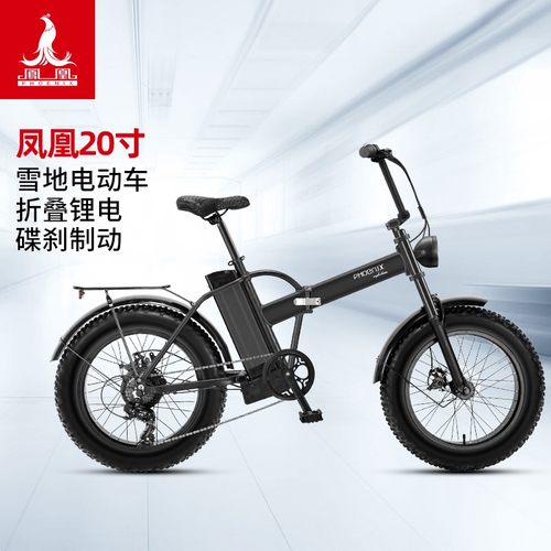 凤凰20寸助力锂电雪地车