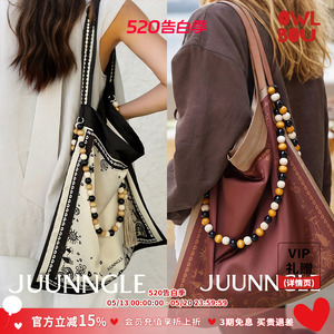 JUUNNGLE洲谷生命树双面印花帆布包小众原创设计师款单肩包