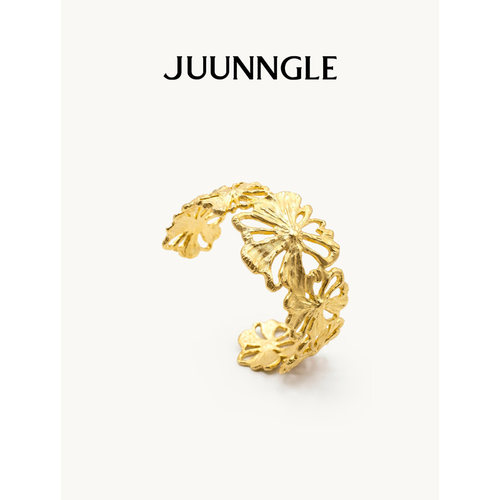 JUUNNGLE洲谷秘境花镜新中式手镯女小众原创轻奢高级款礼物送女友