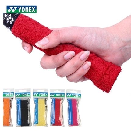 YY尤尼克斯羽毛球毛巾吸汗带YONEX手胶把胶防滑带AC402手感舒适