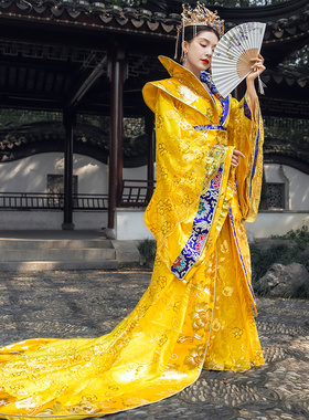 古装女汉服成人皇后影楼拍照主题服装演出服唐装女装中国风年轻款