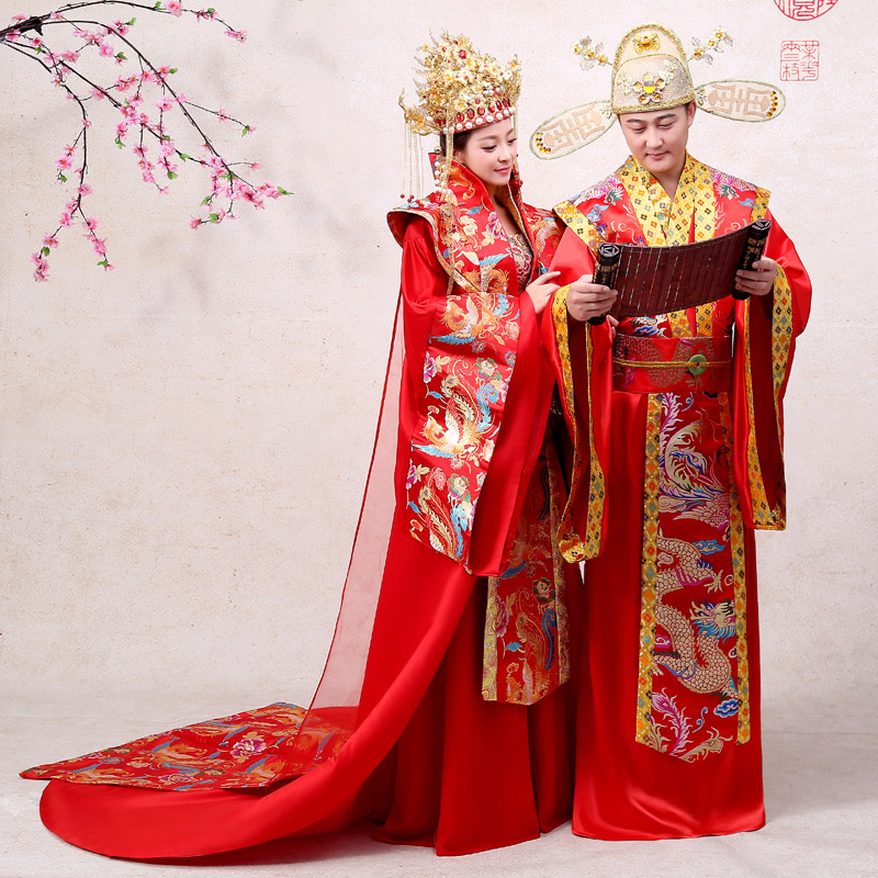 凤冠霞帔新娘结婚贵妃皇后汉服
