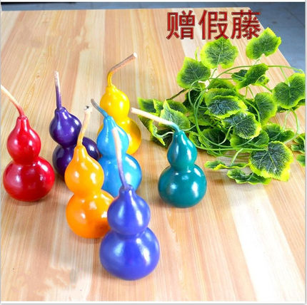 天然七彩小葫芦七彩葫芦娃兄弟彩绘装饰品挂摆件创意孩子儿童玩具