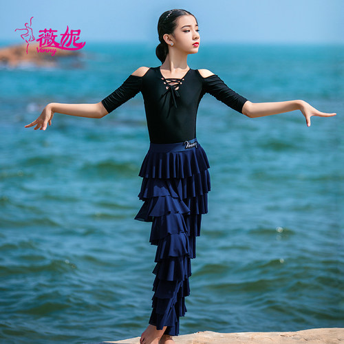 venny新款2020年夏季拉丁舞裙