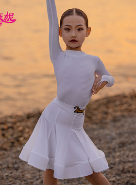 拉丁舞服比赛服薇妮丝绒