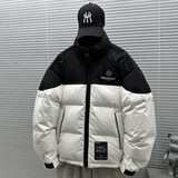 2025新标90白鸭绒加厚拼色阔版立领羽绒服男SY007P245，男装羽绒服，钱塘735