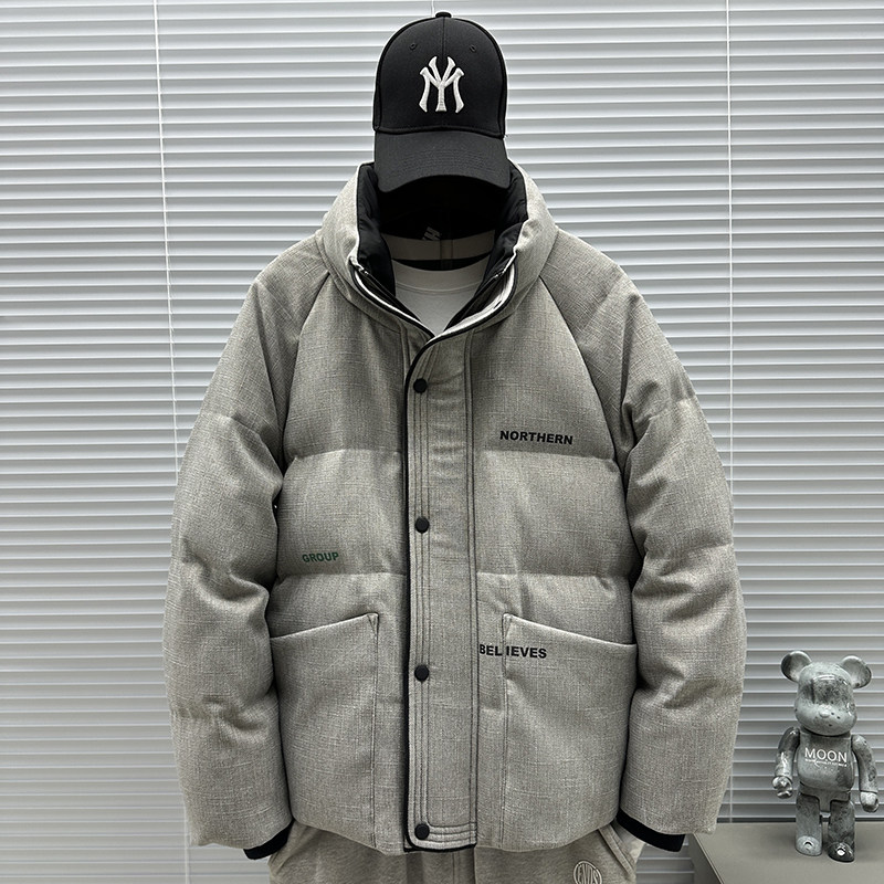 2025新标90白鸭绒小香风加厚立领高品质羽绒服SY002P240,男装羽绒服,钱塘735