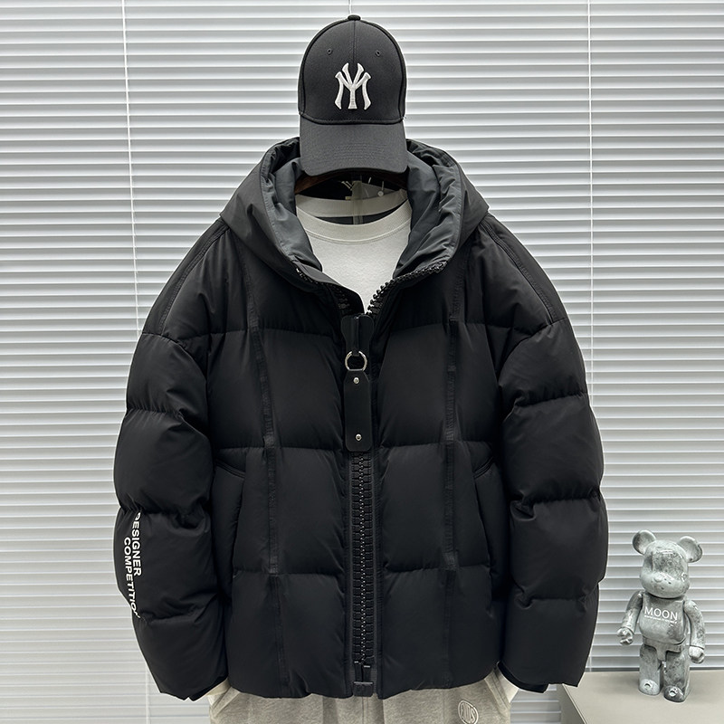 2025新标90白鸭绒大拉链阔版加厚情侣款羽绒服SY008P340,男装羽绒服,钱塘735