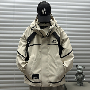 2025新标90白鸭绒户外潮牌短款连帽羽绒服男H903P445 699图片