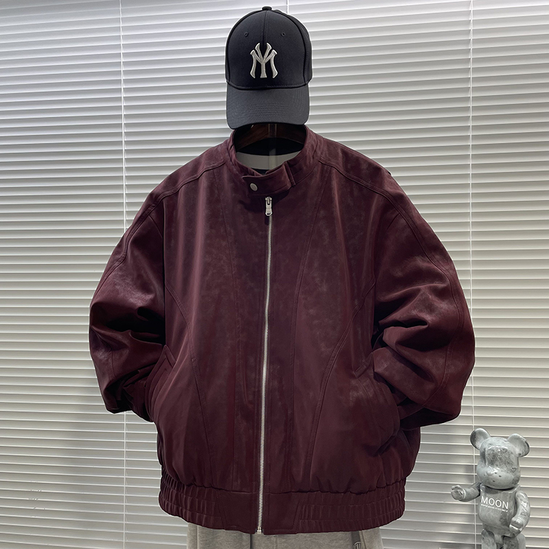 2025新标90白鸭高品质潮短款皮衣羽绒服男6018P320，男装皮衣，钱塘735