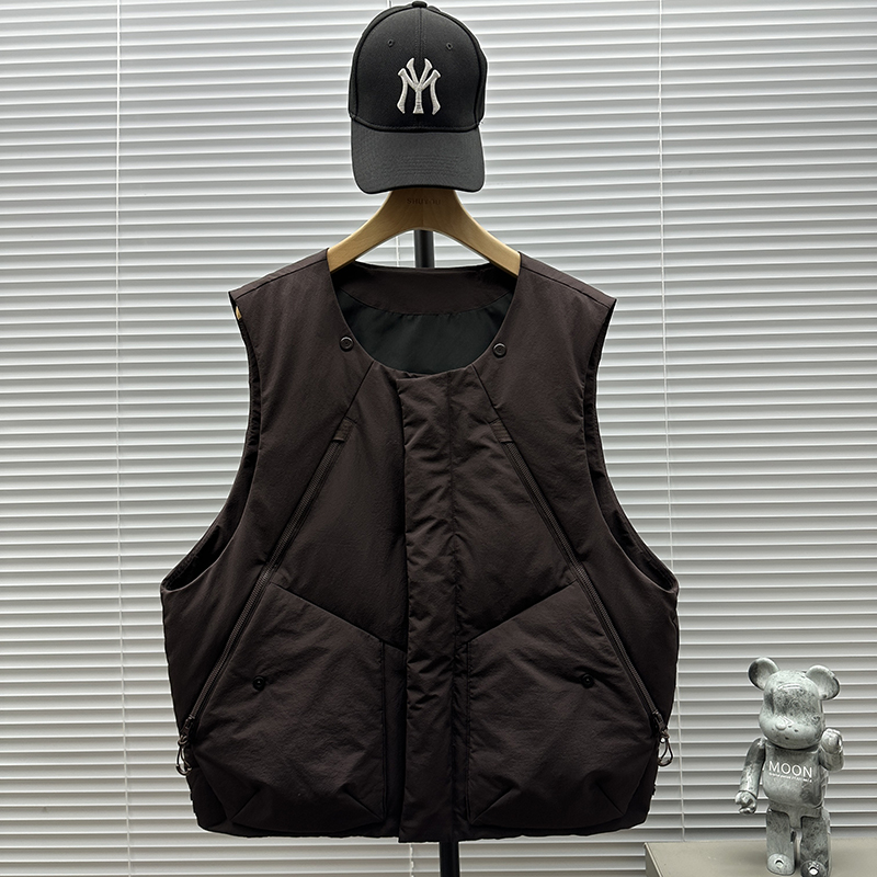 2025冬装新款羽绒服真两件可脱卸短款立领羽绒服男8925P405，男装羽绒服，钱塘735