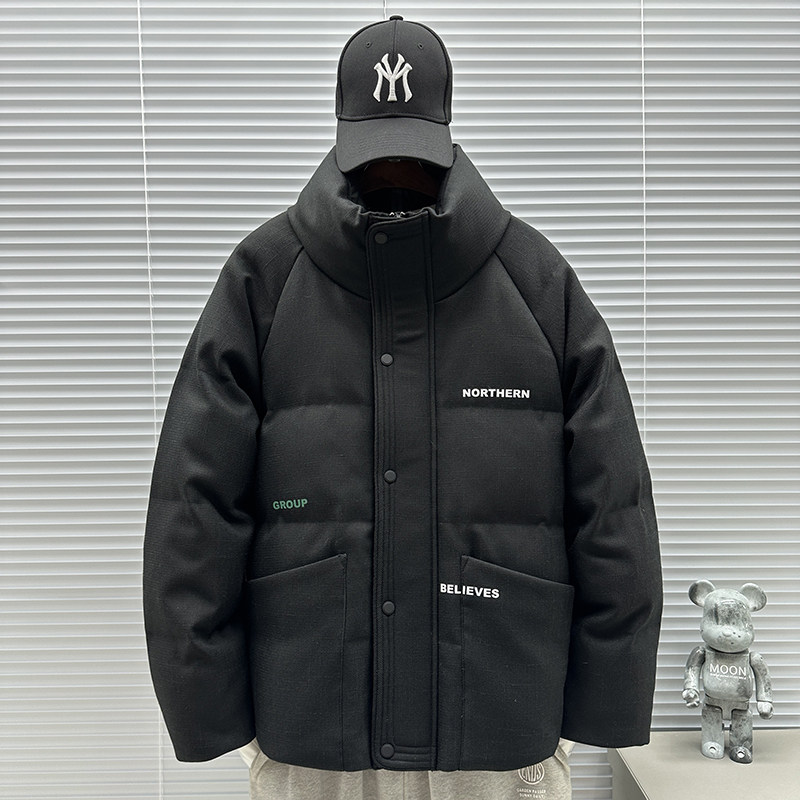 2025新标90白鸭绒小香风加厚立领高品质羽绒服SY002P240,男装羽绒服,钱塘735