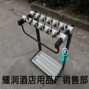 18头雨伞架 带锁 放置架 豪华 拆装 支架 雨伞桶 铁金属 12头24头