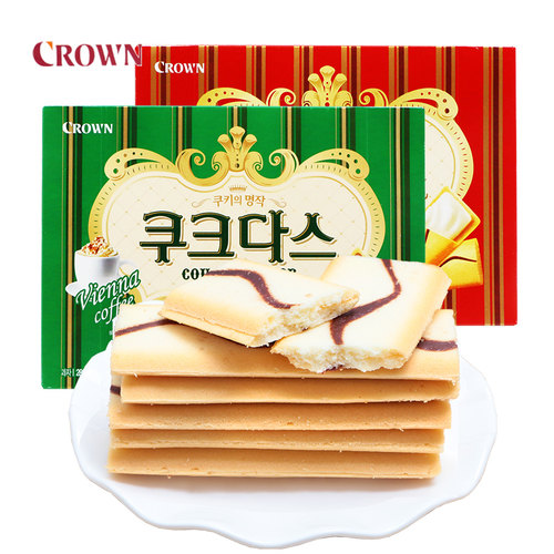 韩国进口休闲零食品289g大盒装