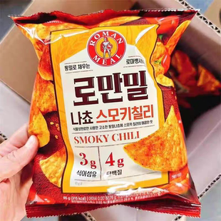 临期韩国进口食品samlip三立辣椒味玉米片65g薯片膨化休闲小零食