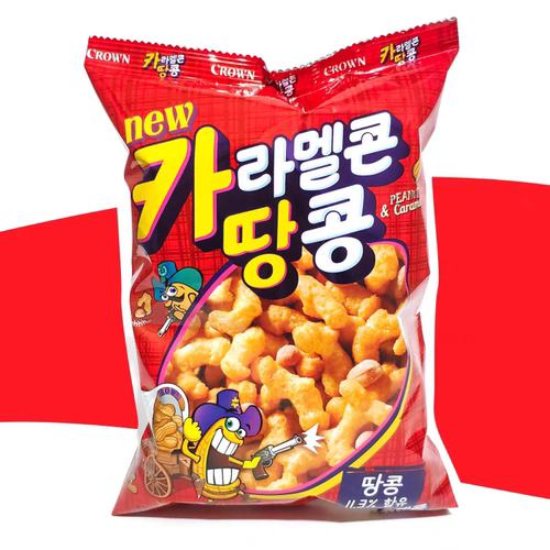 crown克丽安花生玉米72g粒休闲小