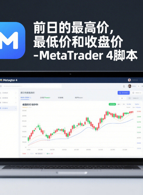 前日的最高价,最低价和收盘价 MetaTrader 4脚本高位低价分析工具