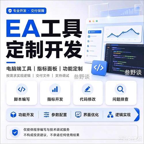 MT4MT5工具定制开发 量化指标编写 代码修改问题排查