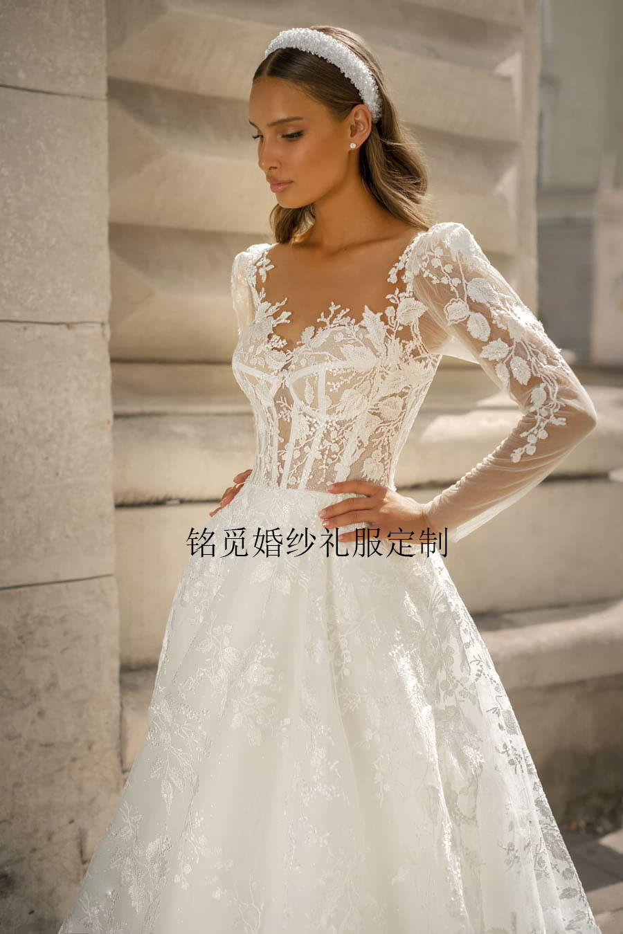 婚纱2023新款轻奢小众高端简婚纱