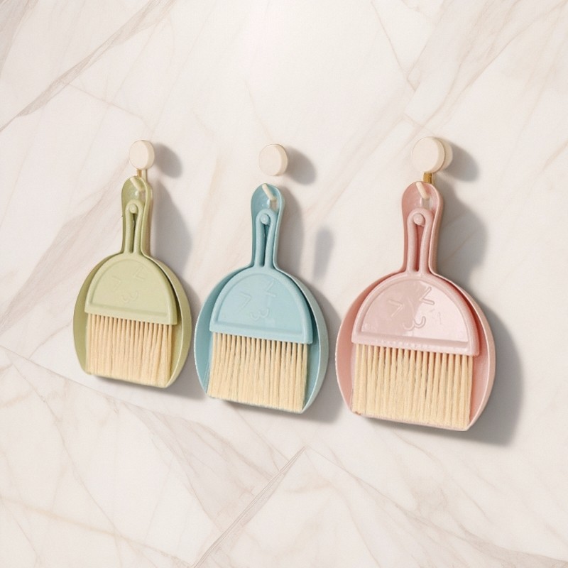 扫把簸箕套装小型家用迷你桌面灰尘软毛扫床刷子清洁窗台毛刷儿童