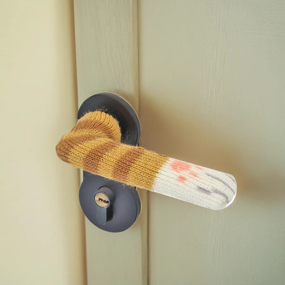 猫爪门把手保护套加厚防磕碰